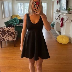 Black babydoll dress